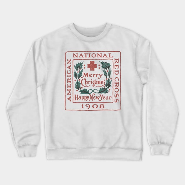 Christmas Seals 1908 Crewneck Sweatshirt by ThirteenthFloor